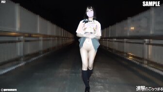 FC2PPV 2212748 野外調教騷學妹 回房狠幹內射無毛穴 [Part 1]