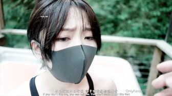 「香港極品美少女」 森林相遇舊友 自動獻身跟到露天浴池白天幹到黑夜