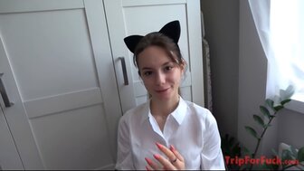 FC2PPV3704578 Fucking 18 years-old teen foreign girl who has fair-skin and tight pussy[Part1]