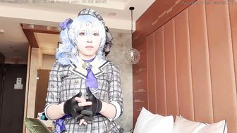 Cos星街彗星挑逗攝影師 被攝影師當母狗一樣狠狠抽插