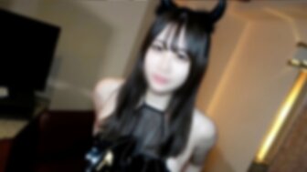 FC2PPV4124795 Tall and fair-skin girl gets creampie when she cosplay little devil
