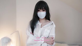 [COSPLAYFruitkitty] Teacher gets fucked by student , he cumshot in teacher's pussy