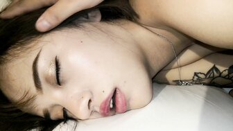 Hard fucking sleeping beauty with tattoo