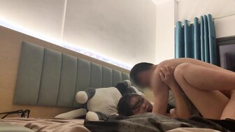 Drunk colleague gets fucked to squirt and says she don't feel good