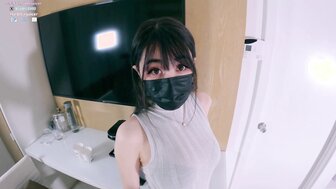 Hot saleswoman gets fucked to squirt by her client