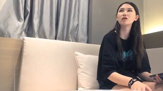 Hookup a girl who has a perfect body and sexy legs, the guy loves fucking and licking her pussy