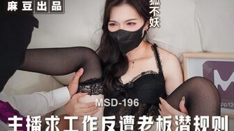 MSD196 The sexy anchor was asked for a job but was fucked by her boss