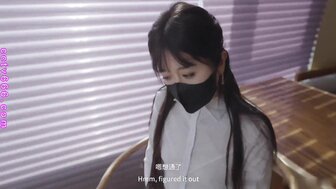 Elegant school babe as long as give her money, I can do anything with her