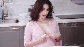 正妹孕婦極度飢渴誘惑剛好到家的外送員