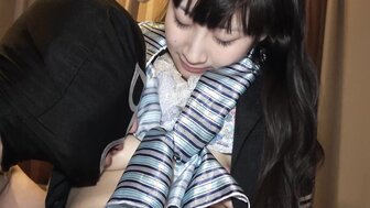 FC2PPV4739124 Married woman turns into a sexy flight attendant made me creampie her