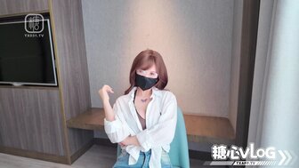 Busty office lady in black stockings uses her alluring body to gain a promotion opportunity
