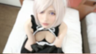 FC2PPV4938797 Mash Kyrielight from Fate/Grand Order begins her service dressed in a maid outfit.