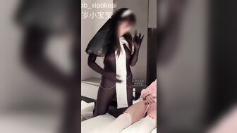 A nun in black stockings seduces a cross-dressing guy, bringing him back to the right path.