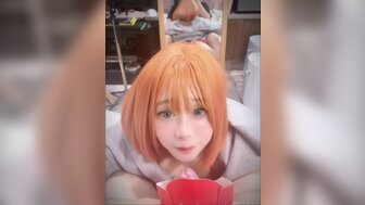 在麥當勞兼職的美女和男友深喉口交顏射滿臉