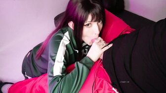 Cum in pretty cosplayer pink pussy