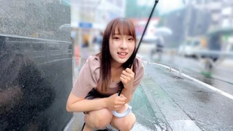 230ORECO147 Busty OL was playing remote vibrator on street and got orgasm