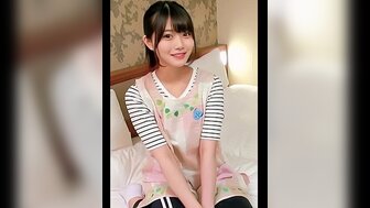 230ORECO176 Sweet kindergarten teacher was shy when she saw the dick