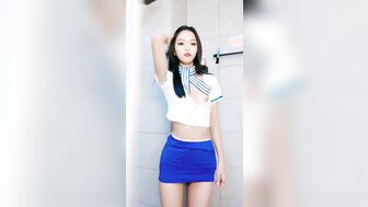 Woman seduction before taking shower with uniform