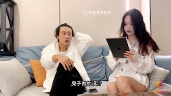 Sexy graphic designer gets fucked by her client after drinking sex potion